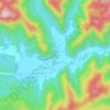 Mapa topográfico Sitkum, altitude, relevo