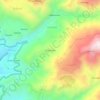 Mapa topográfico Torata Alta, altitude, relevo
