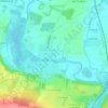 Mapa topográfico La Croix Maréchal, altitude, relevo
