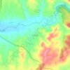 Mapa topográfico Moranchel, altitude, relevo