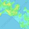 Mapa topográfico Tumiac, altitude, relevo