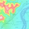 Mapa topográfico Sébénikoro, altitude, relevo