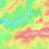 Mapa topográfico La Frétarie, altitude, relevo