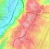Mapa topográfico Fetais, altitude, relevo