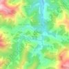 Mapa topográfico Tapada, altitude, relevo