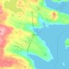 Mapa topográfico Witless Bay, altitude, relevo
