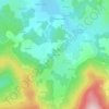 Mapa topográfico Pierregrosse, altitude, relevo