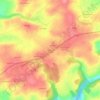 Mapa topográfico Kermoin, altitude, relevo