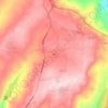 Mapa topográfico Chã, altitude, relevo