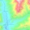 Mapa topográfico Huayacan, altitude, relevo
