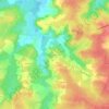 Mapa topográfico Curton, altitude, relevo