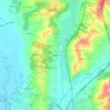 Mapa topográfico La Rode, altitude, relevo