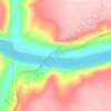 Mapa topográfico Dunvegan, altitude, relevo