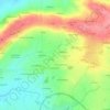 Mapa topográfico La Cheminerie, altitude, relevo