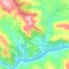 Mapa topográfico Sobreira, altitude, relevo
