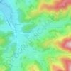 Mapa topográfico Velupaire, altitude, relevo