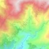 Mapa topográfico Tulha Velha, altitude, relevo
