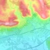 Mapa topográfico Le Colombier, altitude, relevo