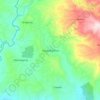 Mapa topográfico Dayeuhluhur, altitude, relevo