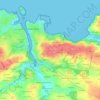 Mapa topográfico Ploaré, altitude, relevo