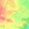 Mapa topográfico Es Pou Nou, altitude, relevo