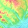 Mapa topográfico Veyrieras, altitude, relevo