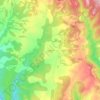 Mapa topográfico Gargallà, altitude, relevo