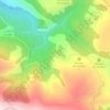 Mapa topográfico Balcón de Cardosa, altitude, relevo