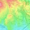 Mapa topográfico La Ginieisse, altitude, relevo