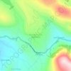 Mapa topográfico Boqueron Alto (disperso), altitude, relevo