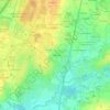 Mapa topográfico Le Champ Rond, altitude, relevo