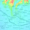 Mapa topográfico Pejagoan, altitude, relevo