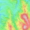 Mapa topográfico Carré, altitude, relevo