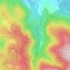 Mapa topográfico Housseramont, altitude, relevo