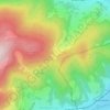 Mapa topográfico Col du Sattel, altitude, relevo