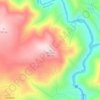 Mapa topográfico Esculca, altitude, relevo