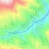 Mapa topográfico Rineh, altitude, relevo