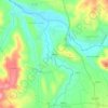 Mapa topográfico Relvios, altitude, relevo