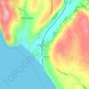 Mapa topográfico St Bees, altitude, relevo