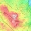Mapa topográfico Santo Ovídio, altitude, relevo