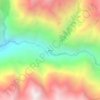 Mapa topográfico Secsi, altitude, relevo