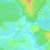 Mapa topográfico La Maisière, altitude, relevo