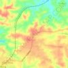 Mapa topográfico Toro Lor, altitude, relevo