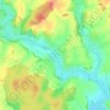 Mapa topográfico Roche, altitude, relevo