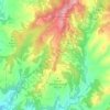 Mapa topográfico el Desert del Sàhara, altitude, relevo