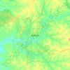 Mapa topográfico Kaduna, altitude, relevo