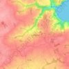 Mapa topográfico Kerlabia, altitude, relevo
