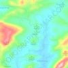Mapa topográfico Krakal, altitude, relevo