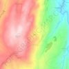 Mapa topográfico Telhal, altitude, relevo