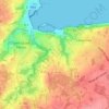 Mapa topográfico Lannec Vihan, altitude, relevo
